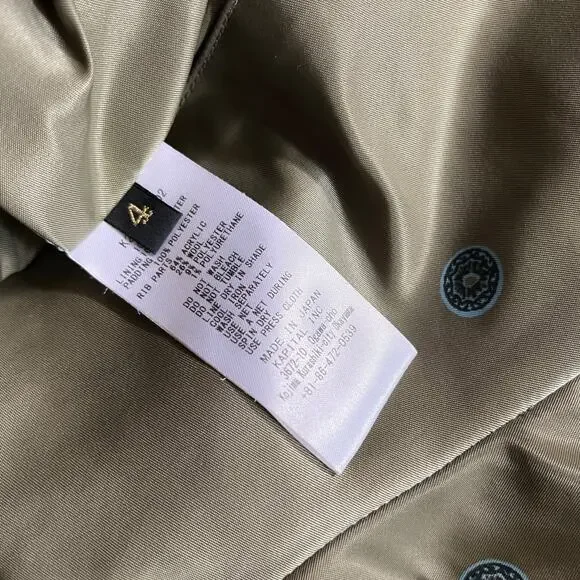 Size 4/XL - Kapital MA-1 Olive Men's Pillow Bomber Jacket